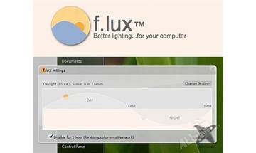F.lux for Windows - Download it from Habererciyes for free